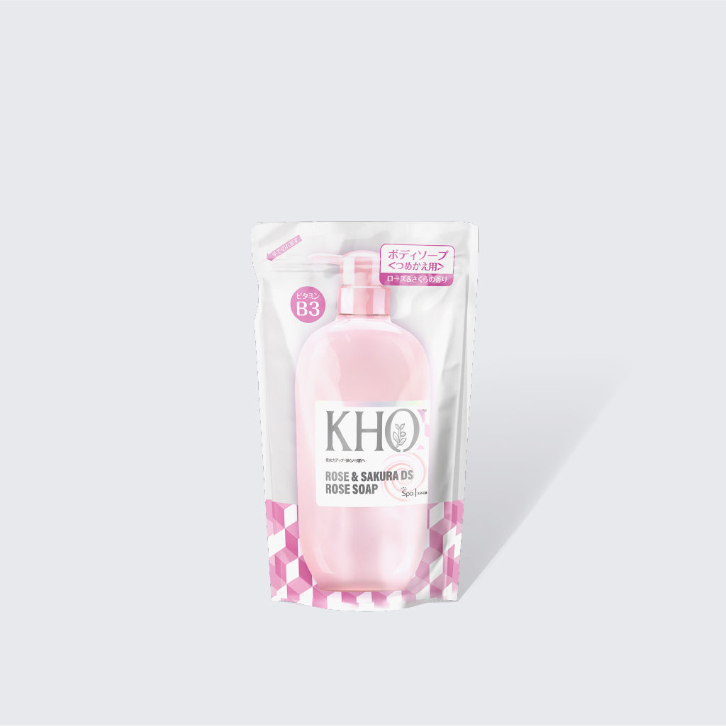 KHO Spa Body Wash Rose and Sakura 550ml - Refill