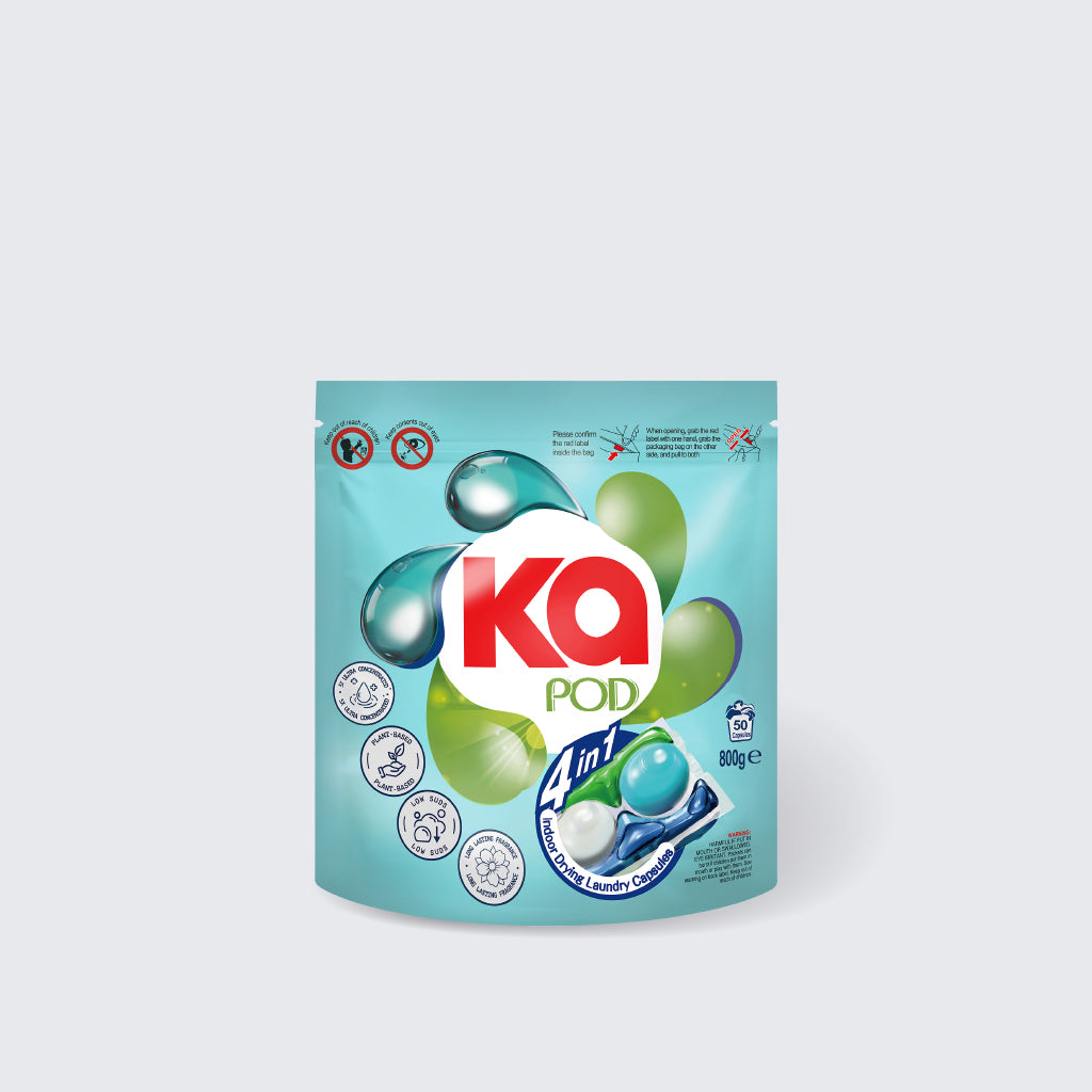 Ka POD 4in1 Indoor Drying Laundry Capsules (16g x 50pcs) Refill