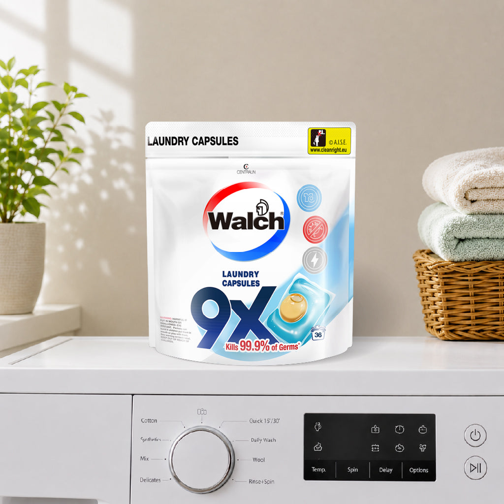 Walch 9X Antibacterial Laundry Capsules Refill (12g x 36 Pcs)