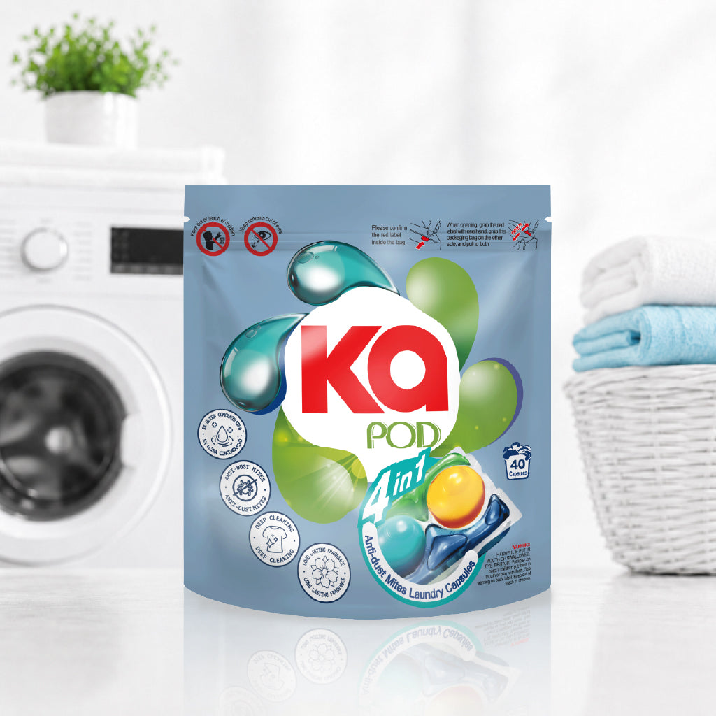 Ka Laundry Capsules Anti dust Mite (16g x 40pcs) Refill