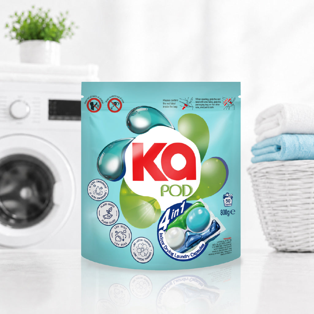Ka POD 4in1 Indoor Drying Laundry Capsules (16g x 50pcs) Refill